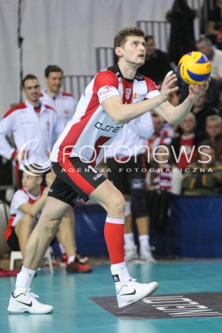  28.01.2017 RZESZOW<br />SIATKOWKA PLUSLIGA 2016/2017 MEN VOLLEYBALL POLAND POLISH PLUS LIGA LEAGUE SEASON 2016/2017<br />MECZ ASSECO RESOVIA RZESZOW - PGE SKRA BELCHATOW <br />N/Z PIOTR NOWAKOWSKI SYLWETKA <br /> 