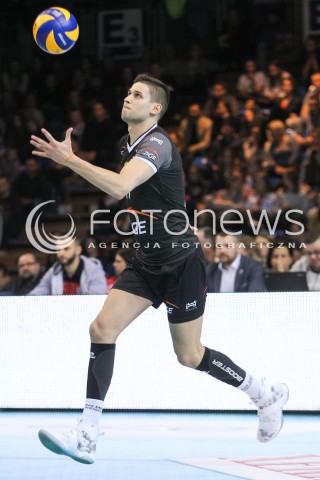  28.01.2017 RZESZOW<br />SIATKOWKA PLUSLIGA 2016/2017 MEN VOLLEYBALL POLAND POLISH PLUS LIGA LEAGUE SEASON 2016/2017<br />MECZ ASSECO RESOVIA RZESZOW - PGE SKRA BELCHATOW <br />N/Z NIKOLAY PENCZEV ( PENCHEV ) SYLWETKA <br /> 