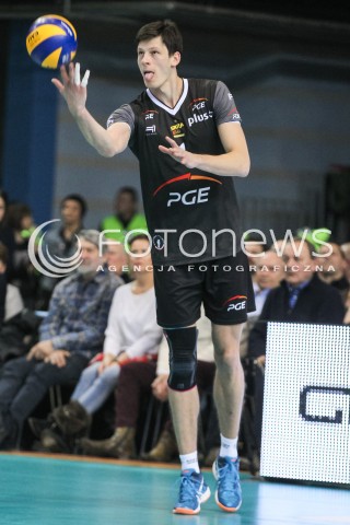  28.01.2017 RZESZOW<br />SIATKOWKA PLUSLIGA 2016/2017 MEN VOLLEYBALL POLAND POLISH PLUS LIGA LEAGUE SEASON 2016/2017<br />MECZ ASSECO RESOVIA RZESZOW - PGE SKRA BELCHATOW <br />N/Z SRECKO LISINAC SYLWETKA <br /> 