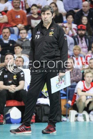  28.01.2017 RZESZOW<br />SIATKOWKA PLUSLIGA 2016/2017 MEN VOLLEYBALL POLAND POLISH PLUS LIGA LEAGUE SEASON 2016/2017<br />MECZ ASSECO RESOVIA RZESZOW - PGE SKRA BELCHATOW <br />N/Z PHILIPPE BLAIN - I TRENER ( HEAD COACH ) SYLWETKA <br /> 