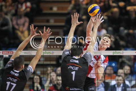  28.01.2017 RZESZOW<br />SIATKOWKA PLUSLIGA 2016/2017 MEN VOLLEYBALL POLAND POLISH PLUS LIGA LEAGUE SEASON 2016/2017<br />MECZ ASSECO RESOVIA RZESZOW - PGE SKRA BELCHATOW <br />N/Z JOHN GORDON PERRIN <br /> 