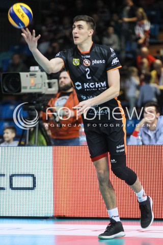  05.02.2017 RZESZOW<br />SIATKOWKA PLUSLIGA 2016/2017 MEN VOLLEYBALL POLAND POLISH PLUS LIGA LEAGUE SEASON 2016/2017<br />MECZ ASSECO RESOVIA RZESZOW - CUPRUM LUBIN <br />N/Z LUKASZ KACZMAREK SYLWETKA <br /> 