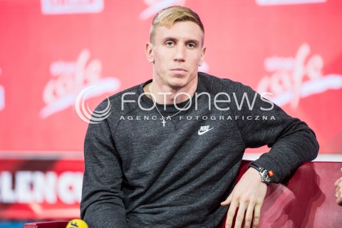  15.02.2017 LODZ POLAND<br />KONFERENCJA PRASOWA Z UDZIALEM GWIAZD ORLEN CUP 2017<br />N/Z PIOTR LISEK SYLWETKA<br /> 