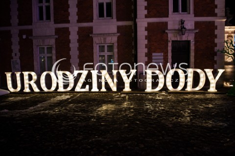  15.02.2017 WARSZAWA KLUB ENDORFINY<br />33 URODZINY DODY<br />N/Z NAPIS URODZINY DODY<br /> 