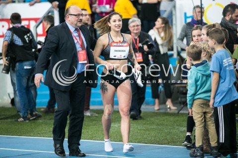  16.02.2017 LODZ MITING LEKKOATLETYCZNY ORLEN CUP 2017<br />N/Z EWA SWOBODA RADOSC EMOCJE WYGRANA<br /> 