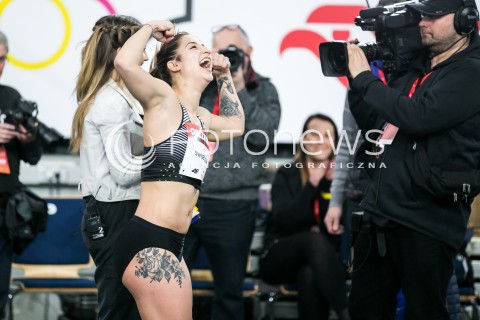  16.02.2017 LODZ MITING LEKKOATLETYCZNY ORLEN CUP 2017<br />N/Z EWA SWOBODA RADOSC EMOCJE WYGRANA<br /> 