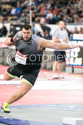  16.02.2017 LODZ MITING LEKKOATLETYCZNY ORLEN CUP 2017<br />N/Z KONRAD BUKOWIECKI<br /> 