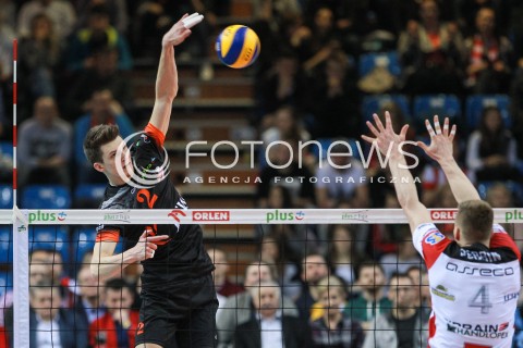  18.02.2017 RZESZOW<br />SIATKOWKA PLUSLIGA 2016/2017 MEN VOLLEYBALL POLAND POLISH PLUS LIGA LEAGUE SEASON 2016/2017<br />MECZ ASSECO RESOVIA RZESZOW - JASTRZEBSKI WEGIEL <br />N/Z MACIEJ MUZAJ <br /> 
