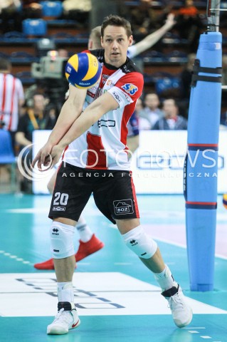  25.02.2017 RZESZOW<br />SIATKOWKA PLUSLIGA 2016/2017 MEN VOLLEYBALL POLAND POLISH PLUS LIGA LEAGUE SEASON 2016/2017<br />MECZ ASSECO RESOVIA RZESZOW - LUCZNICZKA BYDGOSZCZ <br />N/Z FREDERIC WINTERS SYLWETKA <br /> 