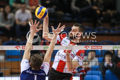  25.02.2017 RZESZOW<br />SIATKOWKA PLUSLIGA 2016/2017 MEN VOLLEYBALL POLAND POLISH PLUS LIGA LEAGUE SEASON 2016/2017<br />MECZ ASSECO RESOVIA RZESZOW - LUCZNICZKA BYDGOSZCZ <br />N/Z MARCIN MOZDZONEK <br /> 