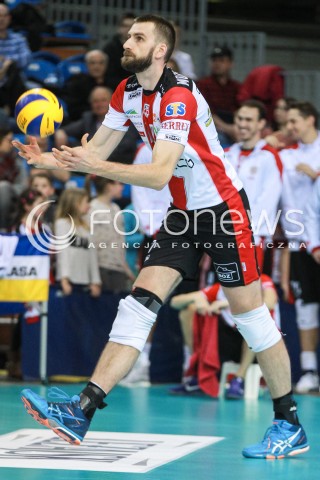  25.02.2017 RZESZOW<br />SIATKOWKA PLUSLIGA 2016/2017 MEN VOLLEYBALL POLAND POLISH PLUS LIGA LEAGUE SEASON 2016/2017<br />MECZ ASSECO RESOVIA RZESZOW - LUCZNICZKA BYDGOSZCZ <br />N/Z MARCIN MOZDZONEK SYLWETKA <br /> 
