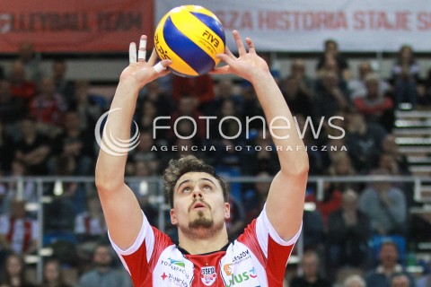  25.02.2017 RZESZOW<br />SIATKOWKA PLUSLIGA 2016/2017 MEN VOLLEYBALL POLAND POLISH PLUS LIGA LEAGUE SEASON 2016/2017<br />MECZ ASSECO RESOVIA RZESZOW - LUCZNICZKA BYDGOSZCZ <br />N/Z FABIAN DRZYZGA SYLWETKA <br /> 