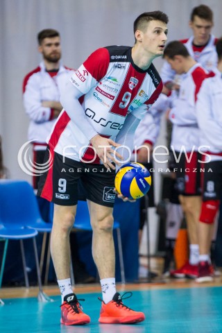  25.02.2017 RZESZOW<br />SIATKOWKA PLUSLIGA 2016/2017 MEN VOLLEYBALL POLAND POLISH PLUS LIGA LEAGUE SEASON 2016/2017<br />MECZ ASSECO RESOVIA RZESZOW - LUCZNICZKA BYDGOSZCZ <br />N/Z THIBAULT ROSSARD SYLWETKA <br /> 