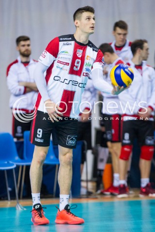  25.02.2017 RZESZOW<br />SIATKOWKA PLUSLIGA 2016/2017 MEN VOLLEYBALL POLAND POLISH PLUS LIGA LEAGUE SEASON 2016/2017<br />MECZ ASSECO RESOVIA RZESZOW - LUCZNICZKA BYDGOSZCZ <br />N/Z THIBAULT ROSSARD SYLWETKA <br /> 