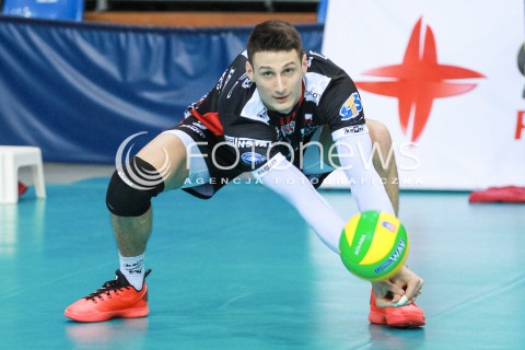  01.03.2017 RZESZOW POLAND<br />SIATKOWKA LIGA MISTRZOW <br />MEN CEV VOLLEYBALL CHAMPIONS LEAGUE 2016/2017<br />MECZ ASSECO RESOVIA - DUKLA LIBEREC <br />N/Z THIBAULT ROSSARD SYLWETKA <br /> 