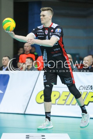  01.03.2017 RZESZOW POLAND<br />SIATKOWKA LIGA MISTRZOW <br />MEN CEV VOLLEYBALL CHAMPIONS LEAGUE 2016/2017<br />MECZ ASSECO RESOVIA - DUKLA LIBEREC <br />N/Z JOHN GORDON PERRIN SYLWETKA <br /> 