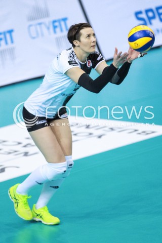  05.03.2017 RZESZOW<br />SIATKOWKA ORLEN LIGA 2016/2017 WOMEN VOLLEYBALL POLAND POLISH ORLENLIGA LEAGUE SEASON 2016/2017<br />MECZ DEVELOPRES SKYRES RZESZOW - LKS COMMERCECON LODZ <br />N/Z IZABELA KOWALINSKA SYLWETKA <br /> 