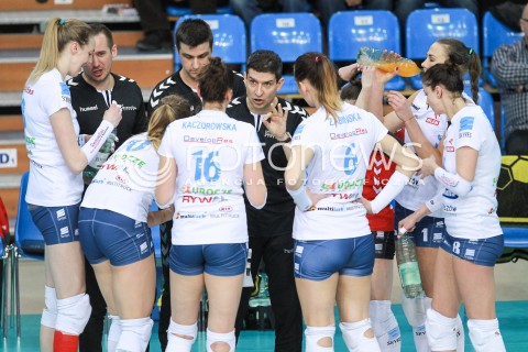 05.03.2017 RZESZOW<br />SIATKOWKA ORLEN LIGA 2016/2017 WOMEN VOLLEYBALL POLAND POLISH ORLENLIGA LEAGUE SEASON 2016/2017<br />MECZ DEVELOPRES SKYRES RZESZOW - LKS COMMERCECON LODZ <br />N/Z LORENZO MICELLI - I TRENER ( HEAD COACH ) <br /> 
