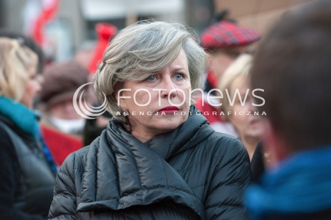 08.03.2017 WARSZAWA<br />MIEDZYNARODOWY STRAJK KOBIET<br />N/Z KRYSTYNA JANDA<br /> 