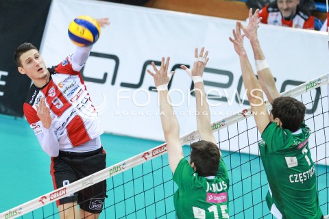  08.03.2017 RZESZOW<br />SIATKOWKA PLUSLIGA 2016/2017 MEN VOLLEYBALL POLAND POLISH PLUS LIGA LEAGUE SEASON 2016/2017 <br />MECZ ASSECO RESOVIA RZESZOW - AZS CZESTOCHOWA <br />N/Z THIBAULT ROSSARD <br /> 