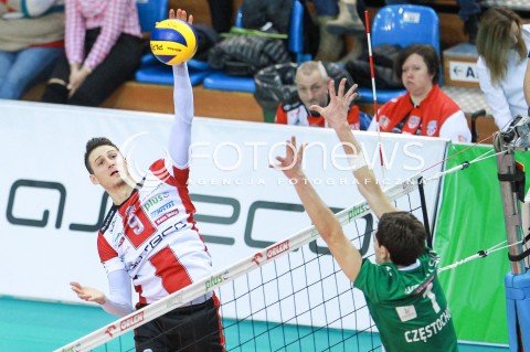  08.03.2017 RZESZOW<br />SIATKOWKA PLUSLIGA 2016/2017 MEN VOLLEYBALL POLAND POLISH PLUS LIGA LEAGUE SEASON 2016/2017 <br />MECZ ASSECO RESOVIA RZESZOW - AZS CZESTOCHOWA <br />N/Z THIBAULT ROSSARD <br /> 