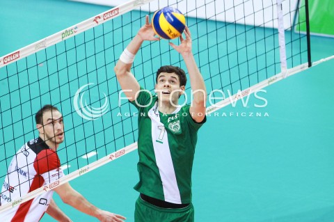  08.03.2017 RZESZOW<br />SIATKOWKA PLUSLIGA 2016/2017 MEN VOLLEYBALL POLAND POLISH PLUS LIGA LEAGUE SEASON 2016/2017 <br />MECZ ASSECO RESOVIA RZESZOW - AZS CZESTOCHOWA <br />N/Z TOMASZ KOWALSKI SYLWETKA <br /> 