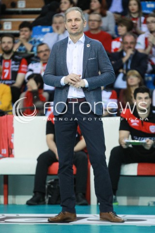  08.03.2017 RZESZOW<br />SIATKOWKA PLUSLIGA 2016/2017 MEN VOLLEYBALL POLAND POLISH PLUS LIGA LEAGUE SEASON 2016/2017 <br />MECZ ASSECO RESOVIA RZESZOW - AZS CZESTOCHOWA <br />N/Z MARKO IVOVIC SYLWETKA <br /> 