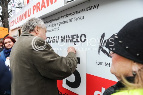  09.03.2017 WARSZAWA<br />ROCZNICA LICZNIKA KODU<br />N/Z ANDRZEJ RZEPLINSKI - BYLY PREZES TK TRYBUNALU KONSTYTUCYJNEGO<br /> 