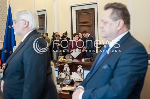  14.03.2016 WARSZAWA <br />POSIEDZENIE RADY MINISTROW <br />N/Z PREMIER BEATA SZYDLO MINISTER FINANSOW MATEUSZ MORAWIECKI<br /> 