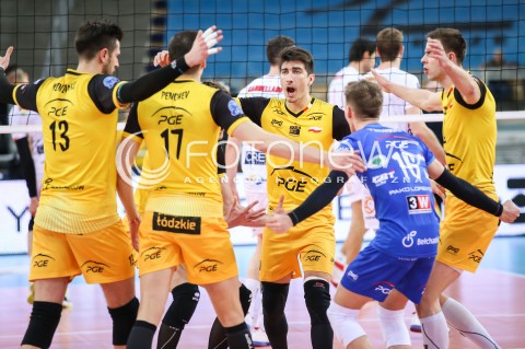  15.03.2017 LODZ POLAND<br />
SIATKOWKA LIGA MISTRZOW MEN CEV VOLLEYBALL CHAMPIONS LEAGUE 2016/2017 MATCH<br />
PGE SKRA BELCHATOW - CUCINE LUBE CIVITANOVA<br />
N/Z RADOSC EMOCJE WYGRANA<br />
 