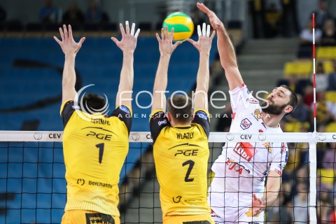  15.03.2017 LODZ POLAND<br />
SIATKOWKA LIGA MISTRZOW MEN CEV VOLLEYBALL CHAMPIONS LEAGUE 2016/2017 MATCH<br />
PGE SKRA BELCHATOW - CUCINE LUBE CIVITANOVA<br />
N/Z TSVETAN SOKOLOV<br />
 
