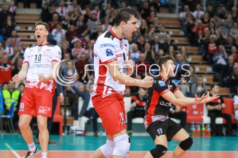  15.03.2017 RZESZOW POLAND<br />SIATKOWKA LIGA MISTRZOW <br />MEN CEV VOLLEYBALL CHAMPIONS LEAGUE 2016/2017<br />MECZ ASSECO RESOVIA - AZIMUT MODENA <br />N/Z FABIAN DRZYZGA RADOSC EMOCJE <br /> 