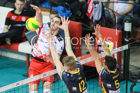  15.03.2017 RZESZOW POLAND<br />SIATKOWKA LIGA MISTRZOW <br />MEN CEV VOLLEYBALL CHAMPIONS LEAGUE 2016/2017<br />MECZ ASSECO RESOVIA - AZIMUT MODENA <br />N/Z MARKO IVOVIC <br /> 