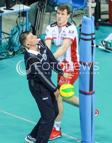  15.03.2017 RZESZOW POLAND<br />SIATKOWKA LIGA MISTRZOW <br />MEN CEV VOLLEYBALL CHAMPIONS LEAGUE 2016/2017<br />MECZ ASSECO RESOVIA - AZIMUT MODENA <br />N/Z LUKAS TICHACEK SEDZIA NIEPOROZUMIENIE<br /> 