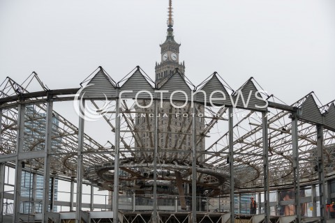  17.03.2017 WARSZAWA<br />ROZBIORKA ROTUNDY PKO<br />N/Z ROTUNDA PKO PALAC KULTURY I NAUKI<br /> 