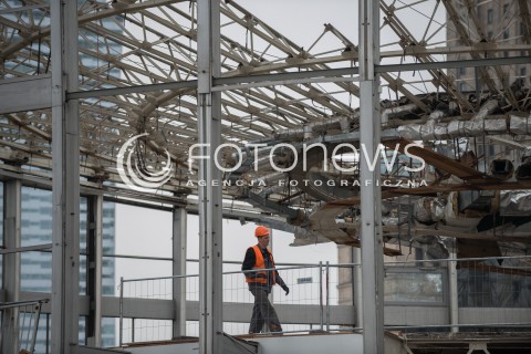  17.03.2017 WARSZAWA<br />ROZBIORKA ROTUNDY PKO<br />N/Z ROTUNDA PKO<br /> 