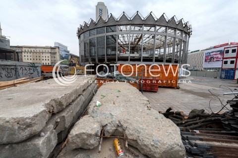  17.03.2017 WARSZAWA<br />ROZBIORKA ROTUNDY PKO<br />N/Z ROTUNDA PKO<br /> 