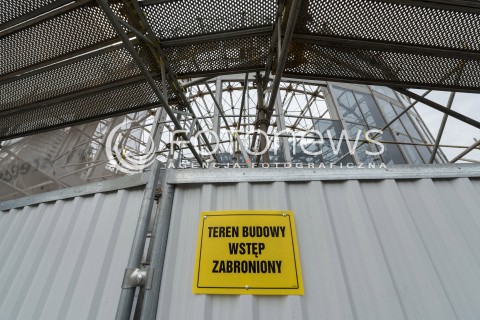  17.03.2017 WARSZAWA<br />ROZBIORKA ROTUNDY PKO<br />N/Z ROTUNDA PKO TABLICA INFORMACYJNA<br /> 