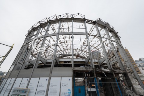  17.03.2017 WARSZAWA<br />ROZBIORKA ROTUNDY PKO<br />N/Z ROTUNDA PKO<br /> 