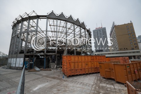  17.03.2017 WARSZAWA<br />ROZBIORKA ROTUNDY PKO<br />N/Z ROTUNDA PKO<br /> 