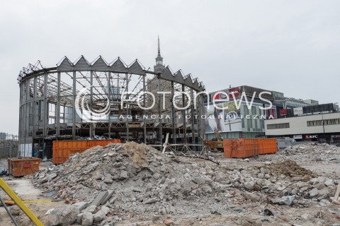  17.03.2017 WARSZAWA<br />ROZBIORKA ROTUNDY PKO<br />N/Z ROTUNDA PKO PALAC KULTURY I NAUKI<br /> 