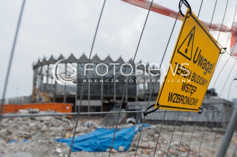 Rozbiórka Rotundy w Warszawie
