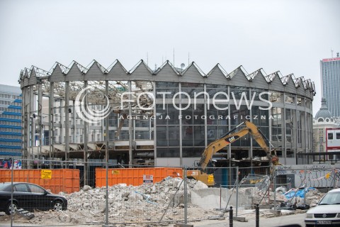  17.03.2017 WARSZAWA<br />ROZBIORKA ROTUNDY PKO<br />N/Z ROTUNDA PKO<br /> 