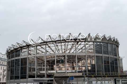  17.03.2017 WARSZAWA<br />ROZBIORKA ROTUNDY PKO<br />N/Z ROTUNDA PKO<br /> 