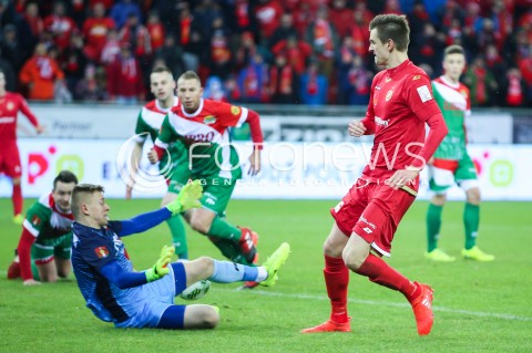  18.03.2017 LODZ POLSKA TRZECIA LIGA SEZON 2016/2017<br />WIDZEW LODZ - MOTOR LUBAWA<br />OTWARCIE STADIONU WIDZEWA LODZ <br />N/Z MARCIN KRZYWICKI<br /> 