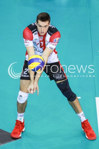  18.03.2017 RZESZOW <br />SIATKOWKA PLUSLIGA 2016/2017 MEN VOLLEYBALL POLAND POLISH PLUS LIGA LEAGUE SEASON 2016/2017 <br />MECZ ASSECO RESOVIA RZESZOW - EFFECTOR KIELCE<br />N/Z THOMAS JAESCHKE SYLWETKA <br /> 