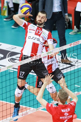  18.03.2017 RZESZOW <br />SIATKOWKA PLUSLIGA 2016/2017 MEN VOLLEYBALL POLAND POLISH PLUS LIGA LEAGUE SEASON 2016/2017 <br />MECZ ASSECO RESOVIA RZESZOW - EFFECTOR KIELCE<br />N/Z MARCIN MOZDZONEK <br /> 