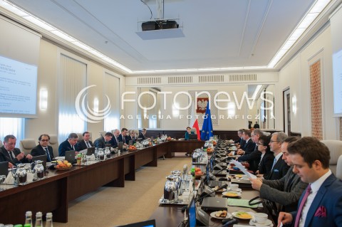 Posiedzenie Rady Ministrów w Warszawie