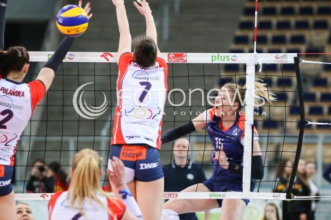  27.03.2017 LODZ SIATKOWKA ORLEN LIGA SEZON 2016/2017 VOLLEYBALL POLISH <br />
BEEF MASTER BUDOWLANI LODZ - PALAC BYDGOSZCZ<br />
N/Z WERONIKA FOJUCIK<br />
 