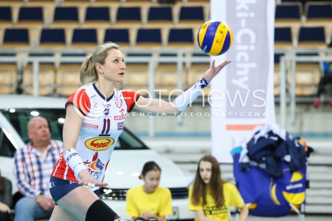 27.03.2017 LODZ SIATKOWKA ORLEN LIGA SEZON 2016/2017 VOLLEYBALL POLISH <br />
BEEF MASTER BUDOWLANI LODZ - PALAC BYDGOSZCZ<br />
N/Z SYLWIA PYCIA SYLWETKA<br />
 